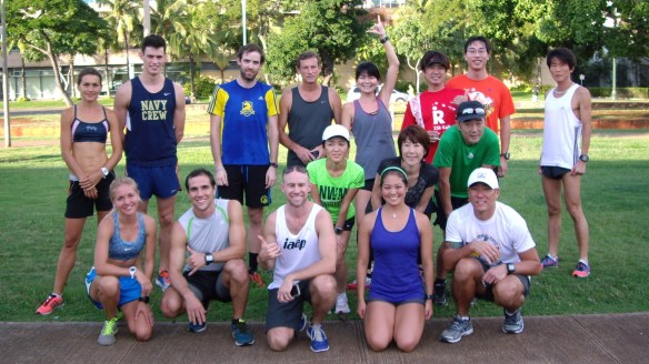 Dr. Nate's Champion Running Group meets every Thursday evening 5:30pm at Ala Moana Beach Park near the tennis courts.